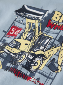 NAME IT T-shirt Vagno Blue Fog 